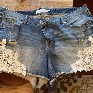 Torrid denim shorts